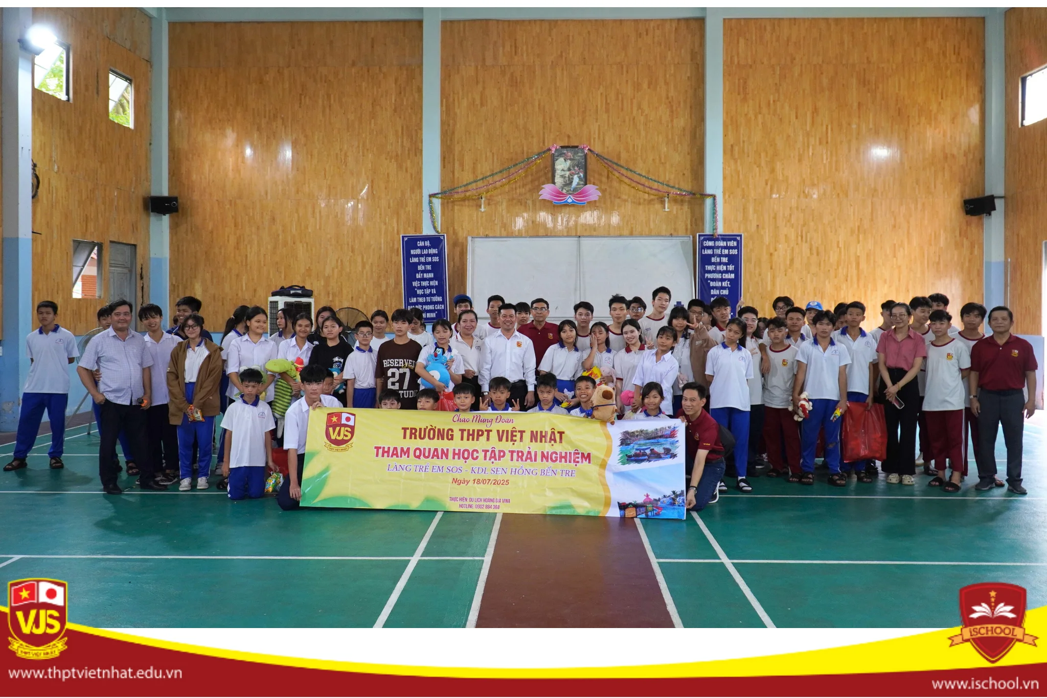 Hành Trình Thiện Nguyện Đầy Ý Nghĩa Của Học Sinh Trường THPT Việt Nhật Tại Làng Trẻ Em SOS Bến Tre