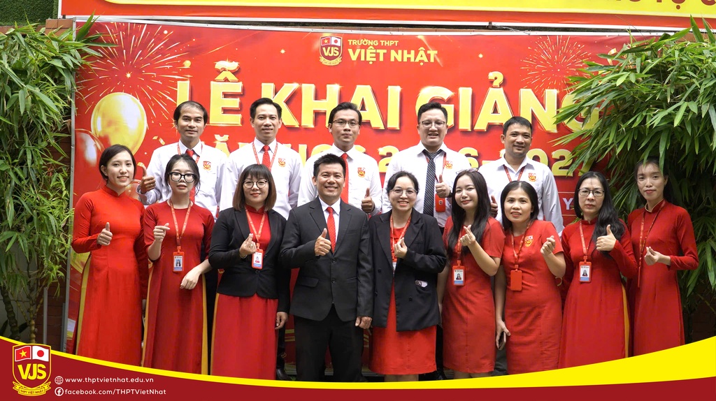 Trường THPT Việt Nhật hòa chung không khí cả nước chào đón Lễ khai giảng năm học 2026 – 2027