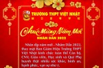 Trường THPT Việt Nhật gửi thiệp chúc mừng năm mới 2022